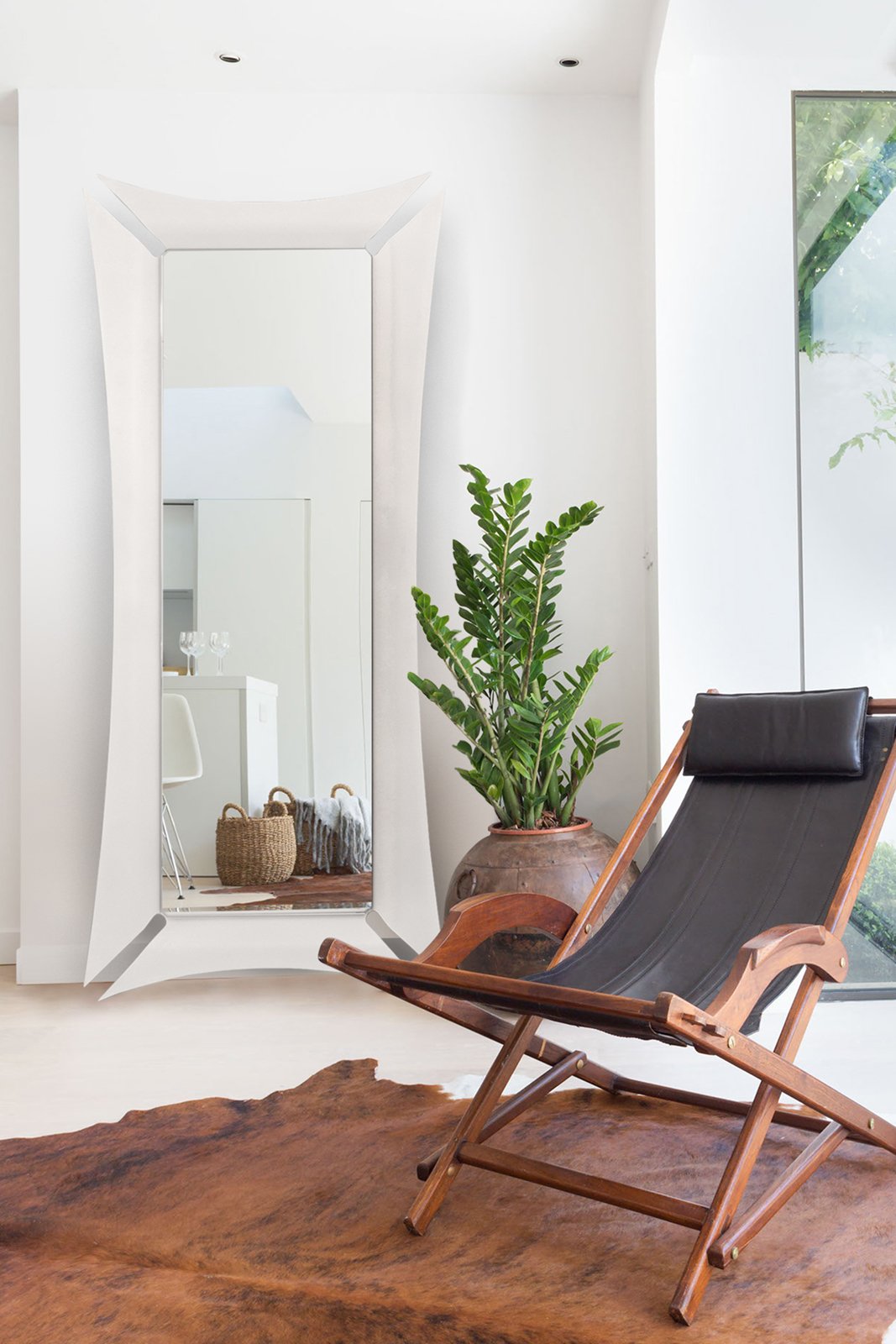 Specchio lungo da terra Morgana