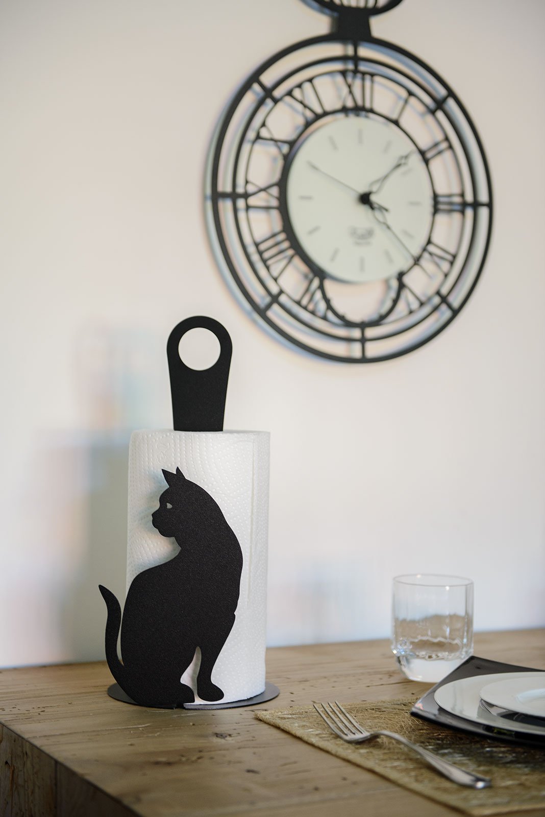 Porta rotoli da cucina Gatto