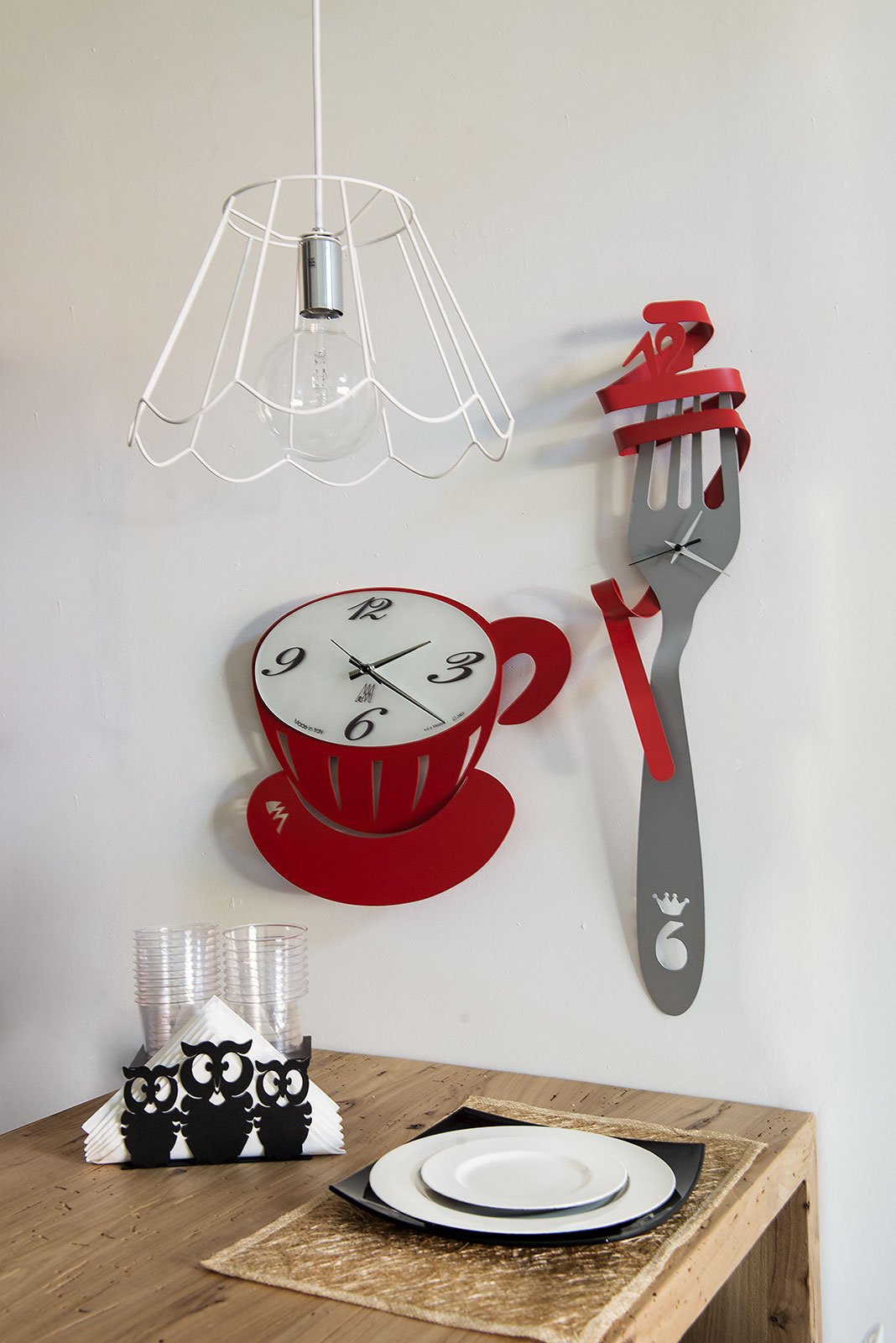 Kitchen Wall Clock for Gourmets Italy-Italy