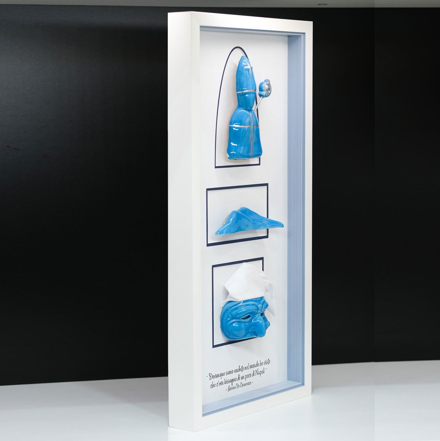 Forza Napoli Vertical Trio in all-blue ceramic