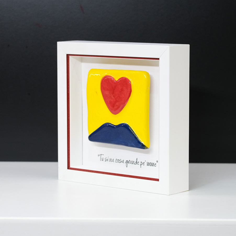 Mattonella Vesuvio Cuore giallo