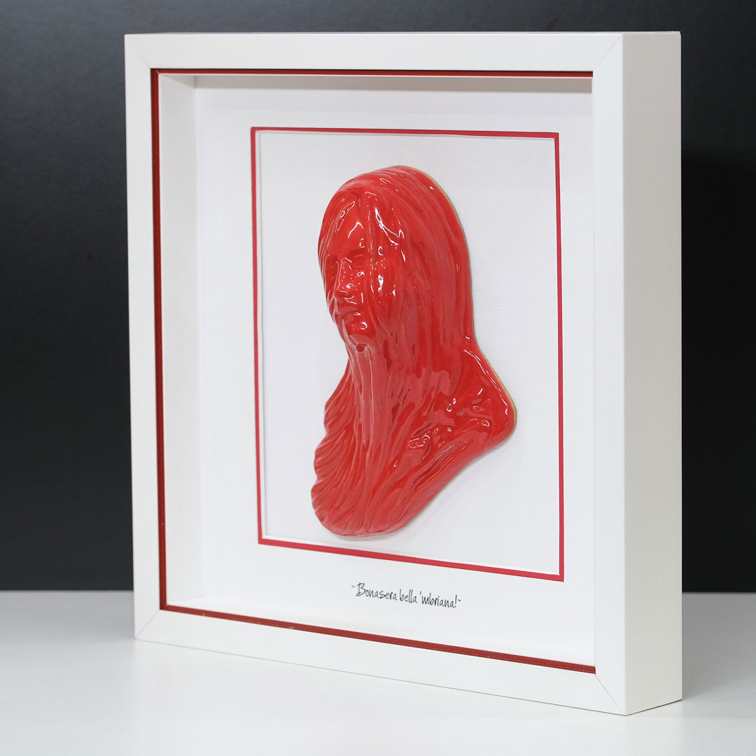 Beautiful red ceramic Mbriana
