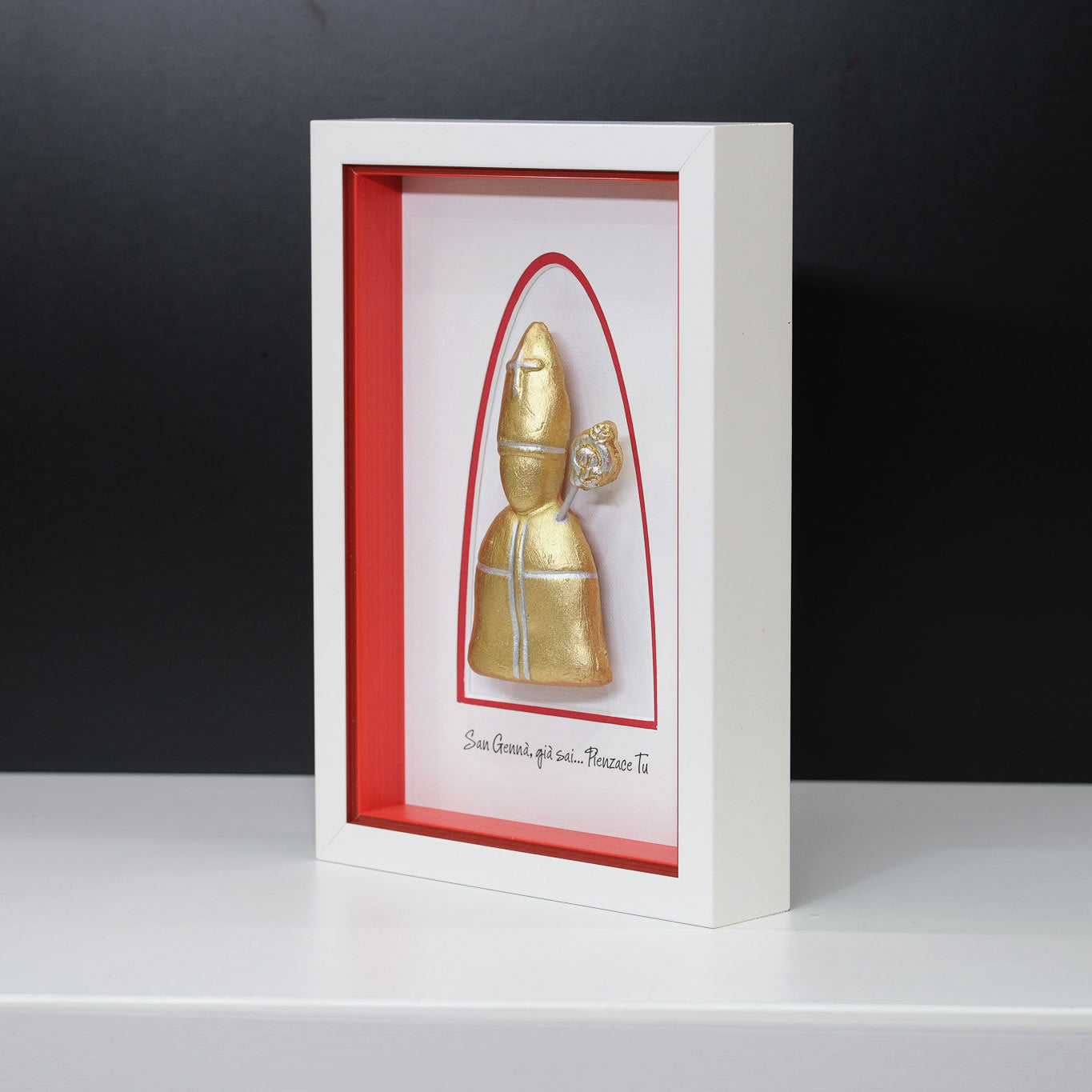 San Gennaro Gold in ceramic