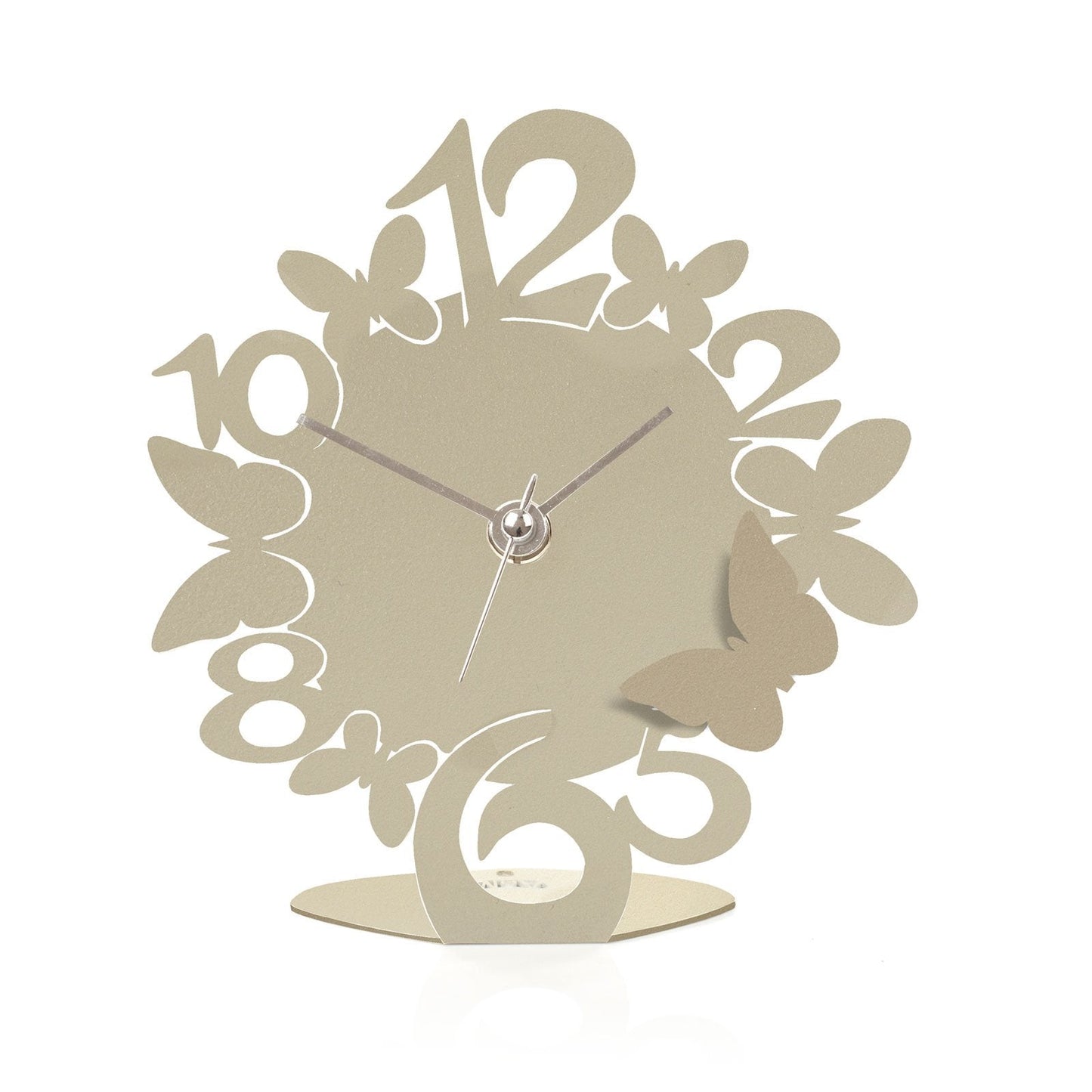 Horloge en forme d'essaim de papillons