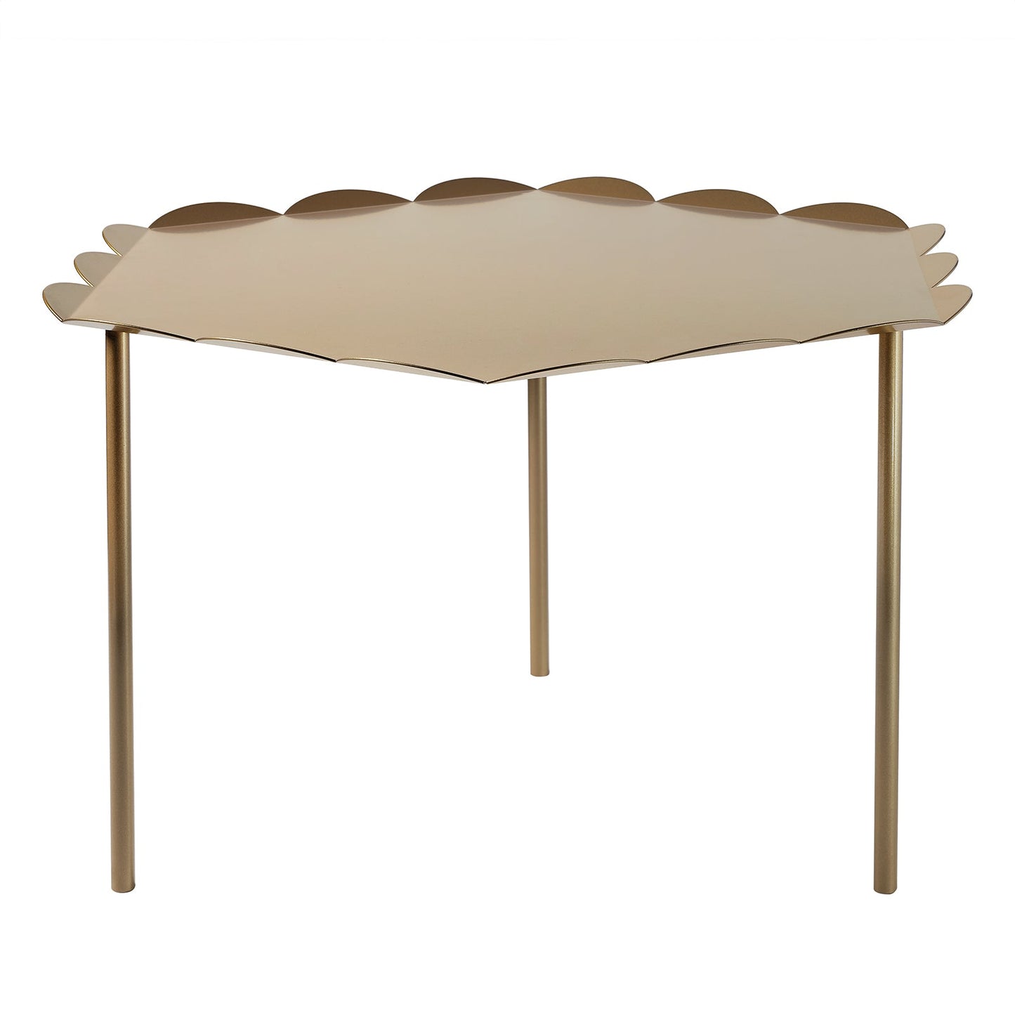 Table de salon moderne en dentelle hexagonale