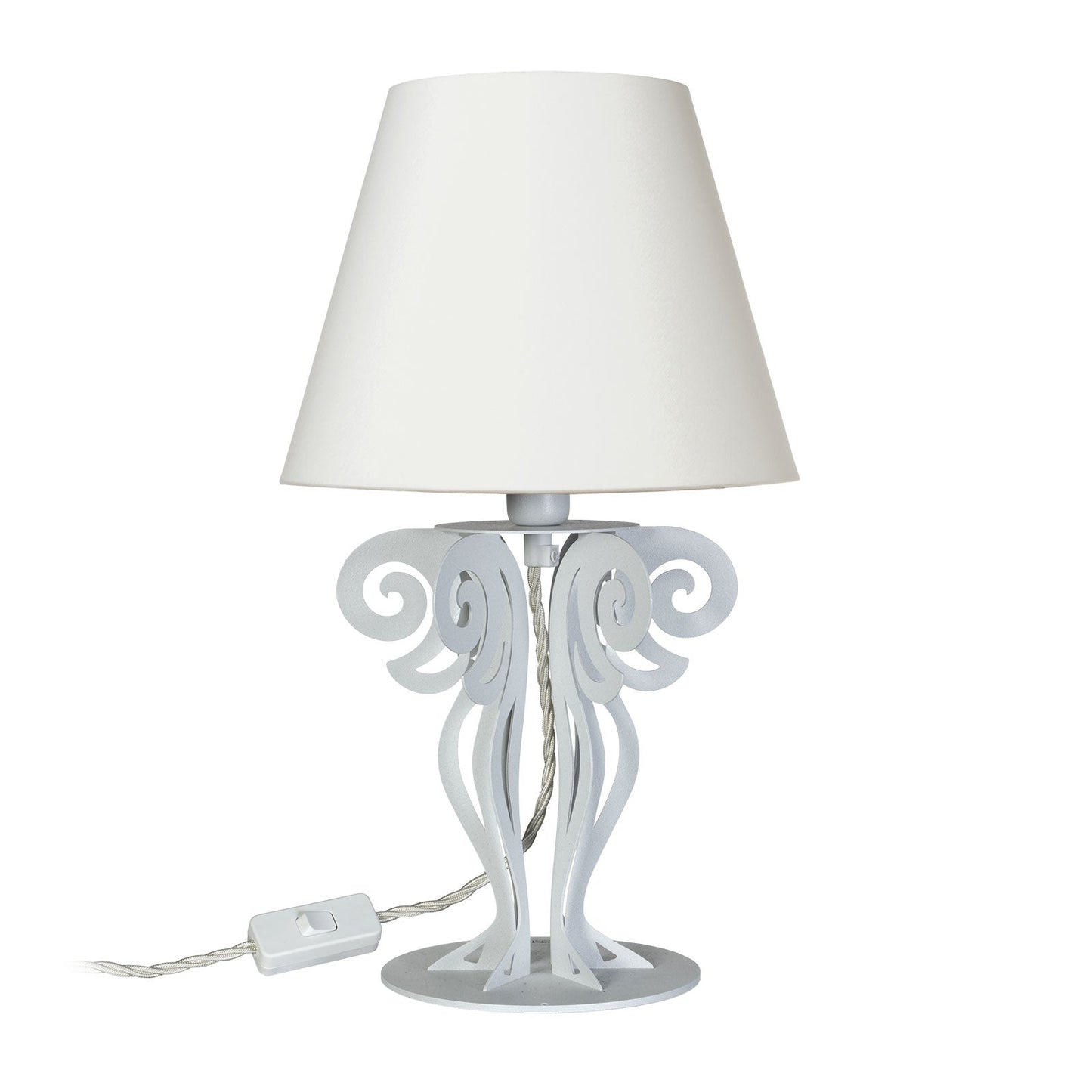 Piccola lampada da tavolo con paralume Circeo