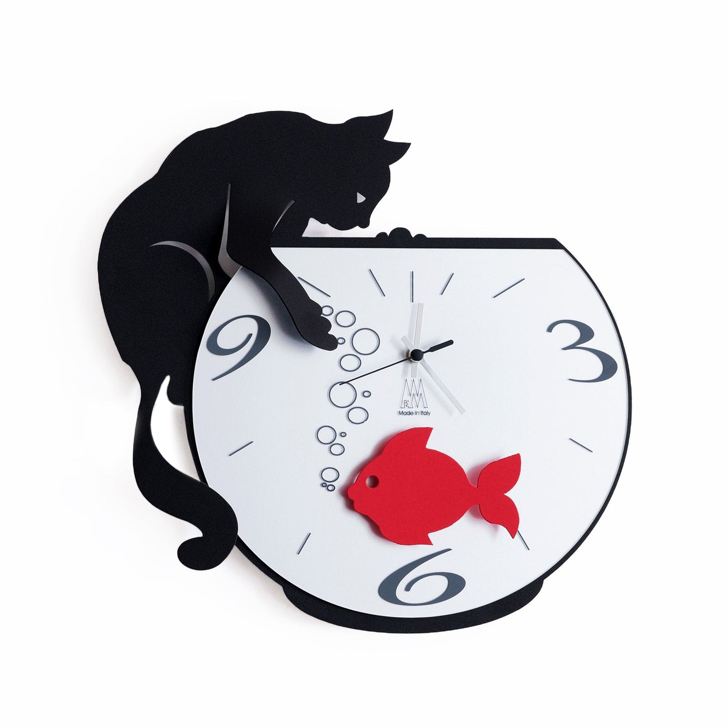 Tommy and Fish Modern Pendulum Clock