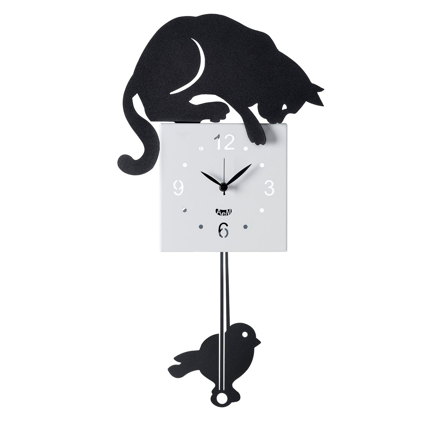 Horloge à pendule moderne Hunter Cat