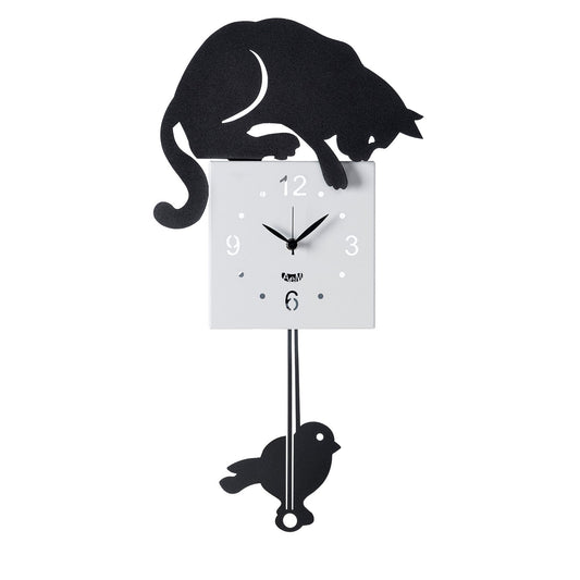 Orologio a pendolo moderno Hunter Cat