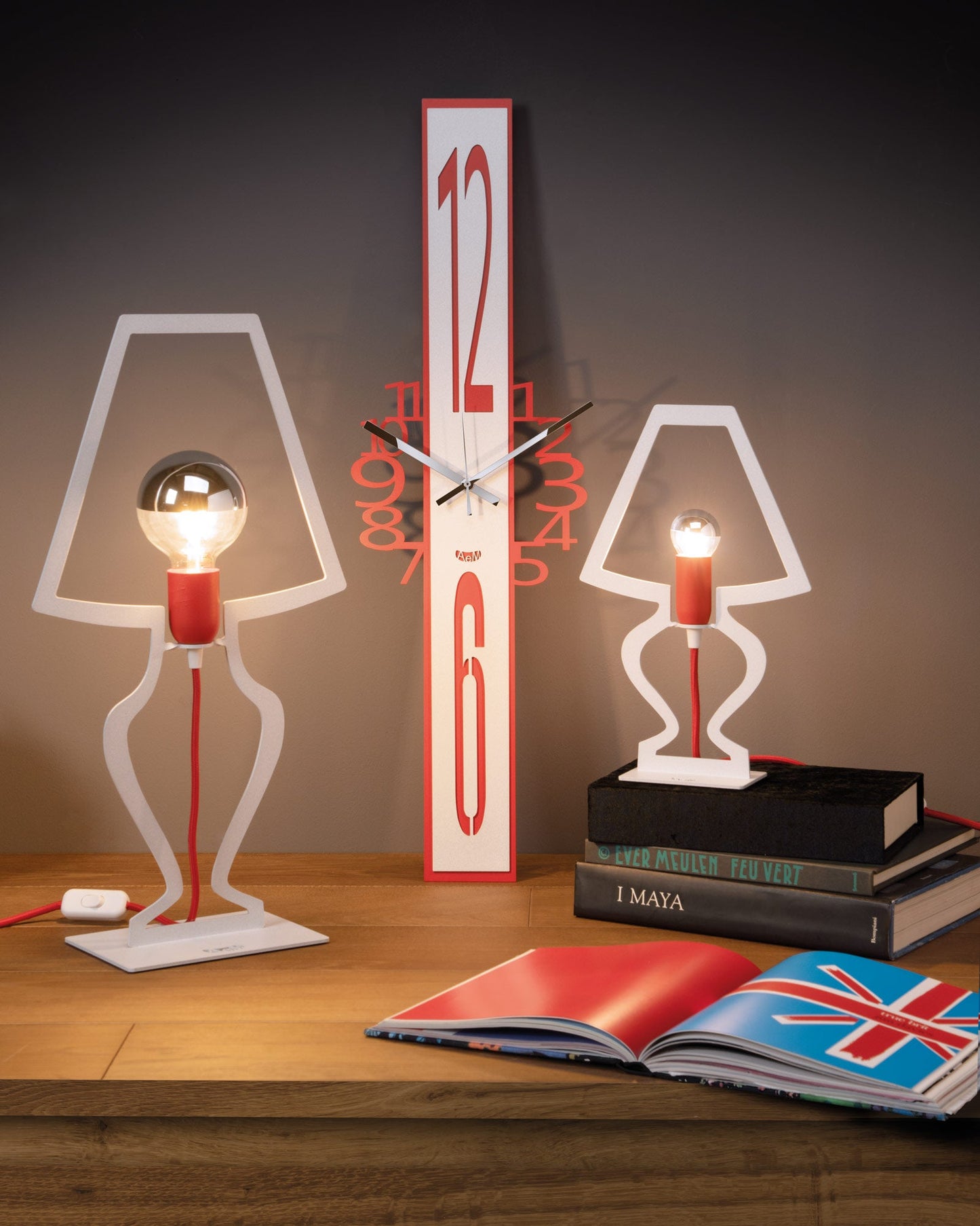 Horloge murale moderne Jody