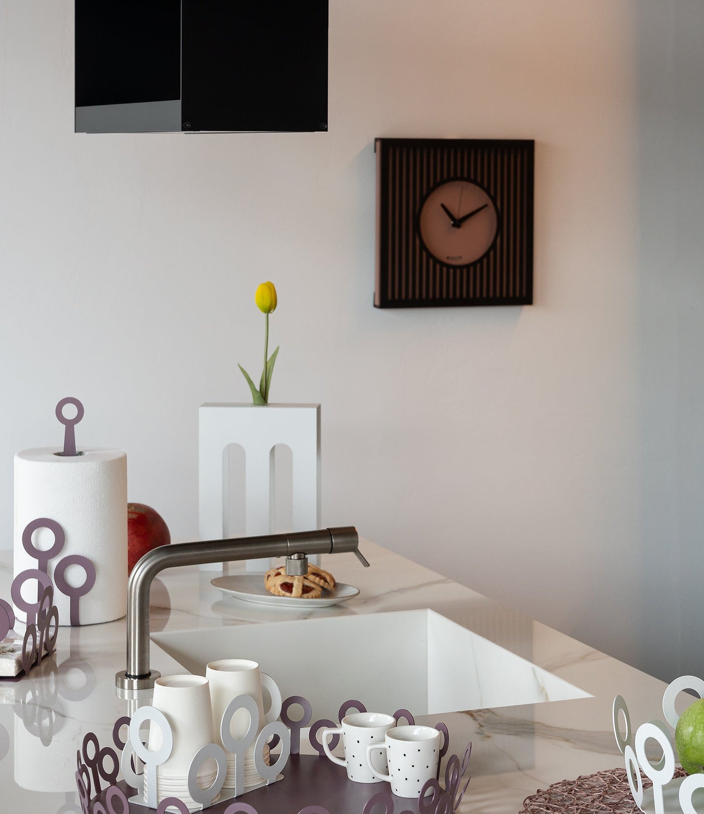 Petite horloge murale élégante Tiffany