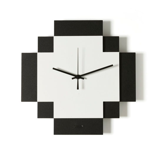 Horloge à motif géométrique Tetris