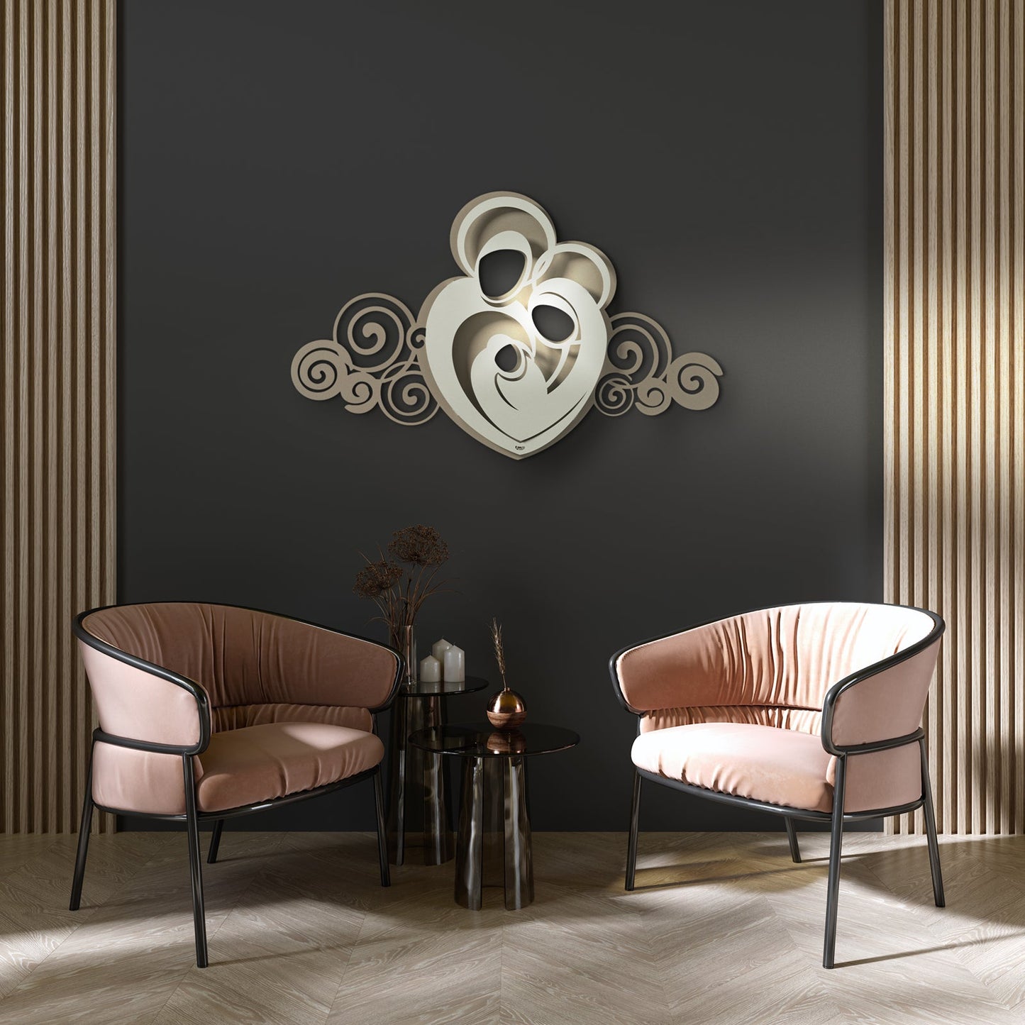 Panneau décoratif moderne Sainte Famille Orphée