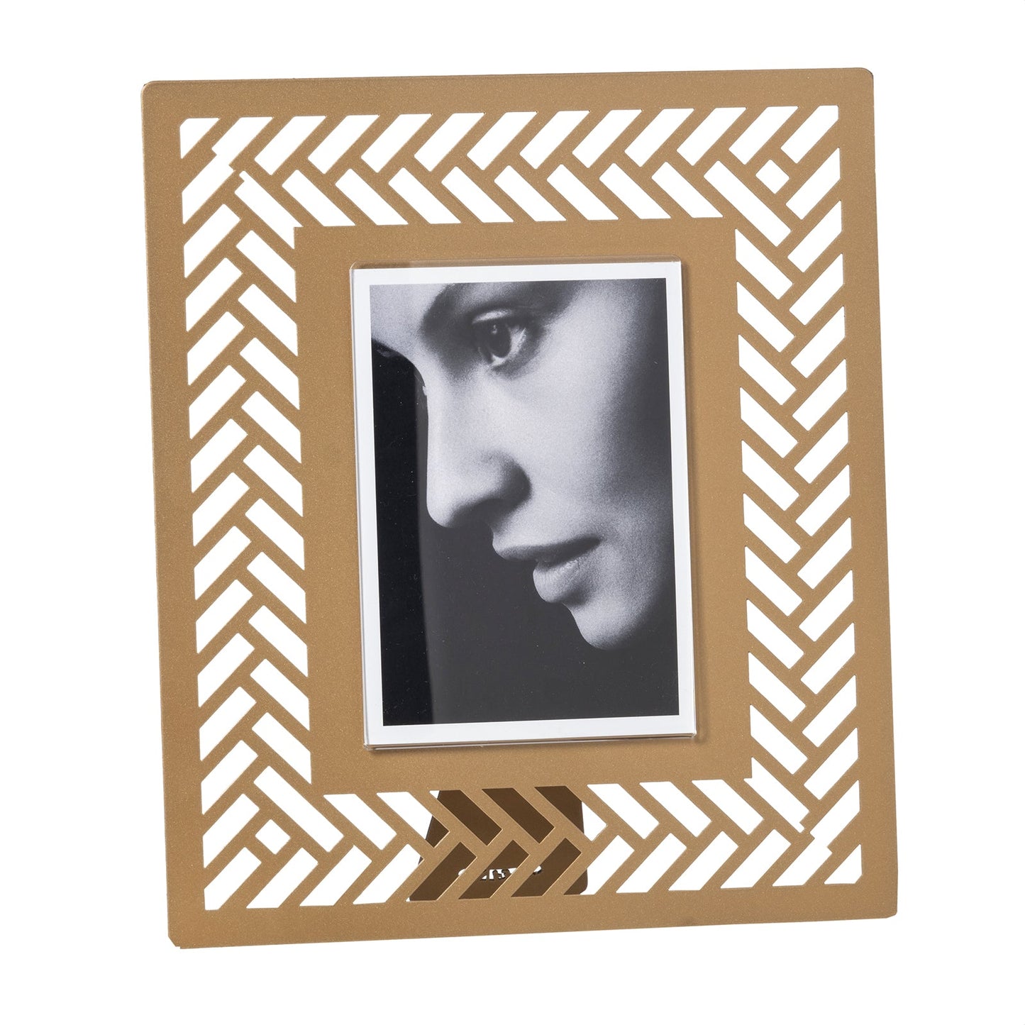 Large Milleintrecci designer photo frame