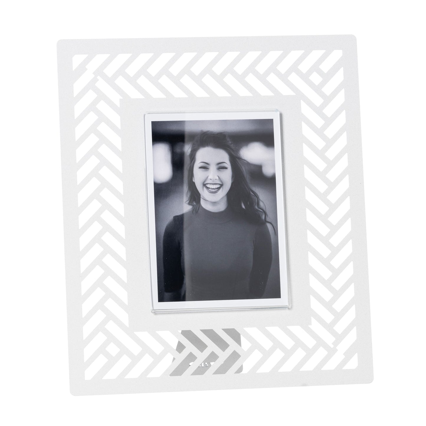 Large Milleintrecci designer photo frame