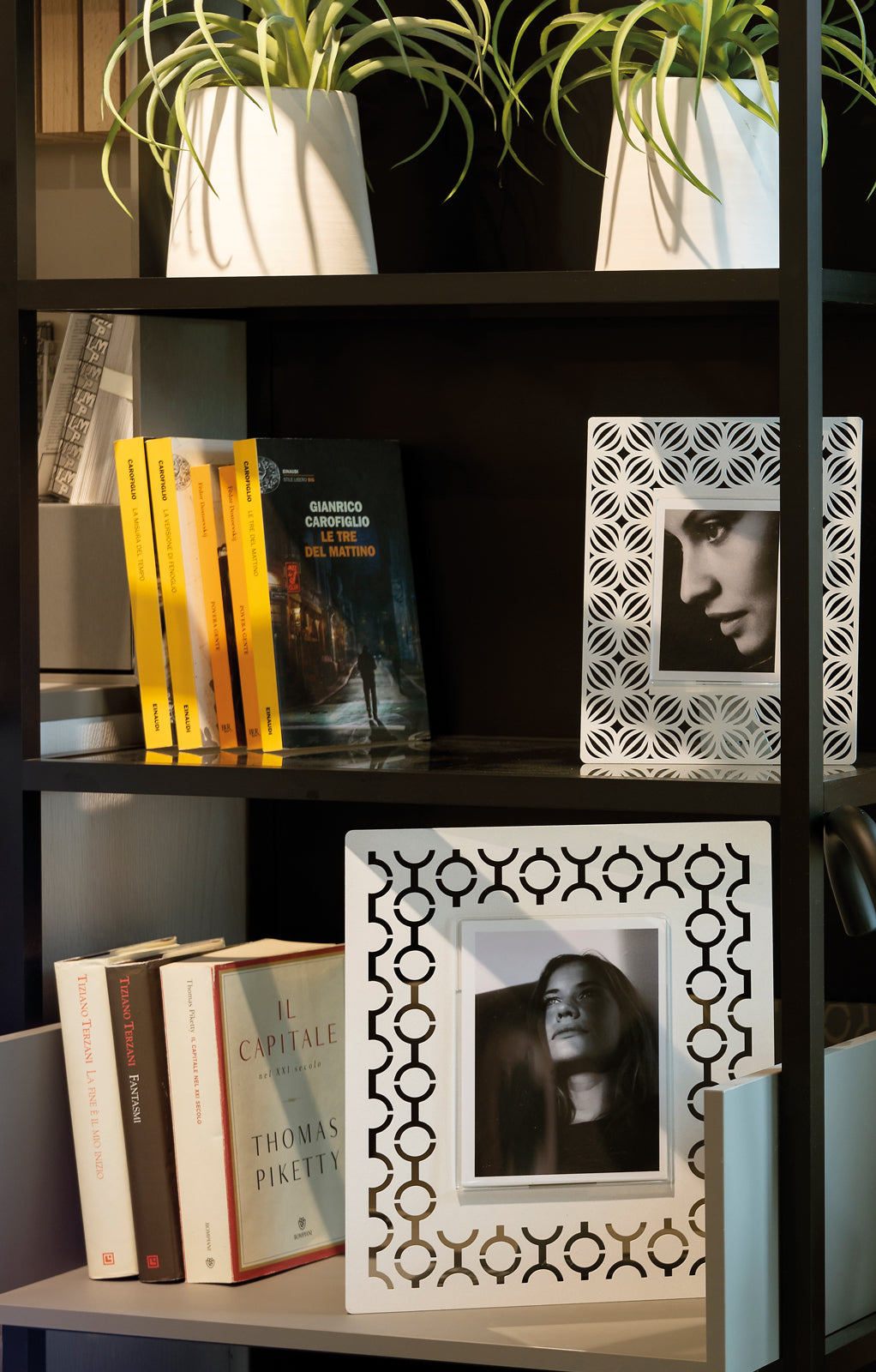 Petit cadre photo au design Ikat