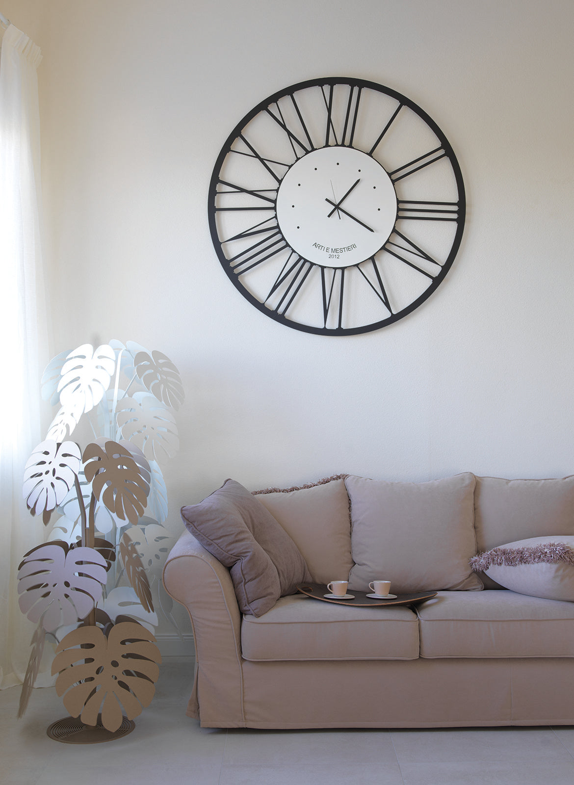 Pianta decorativa moderna Monstera grande