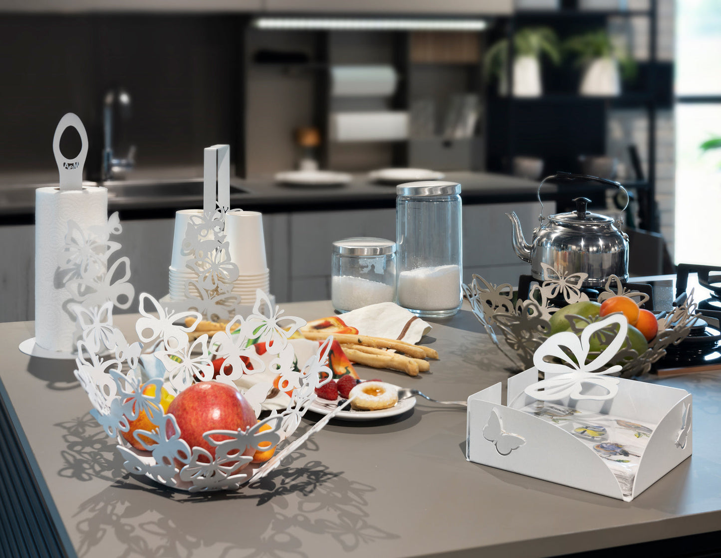 Porte-serviettes papillon