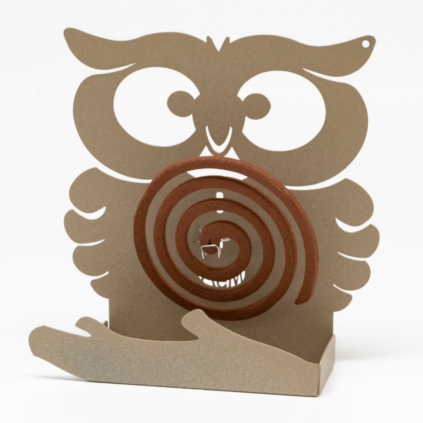Support anti-moustiques hibou pour table
