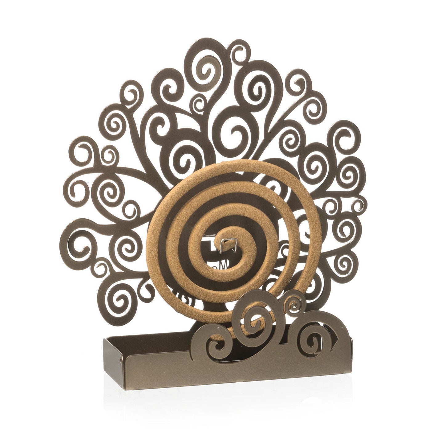 Porte-serpentin anti-moustiques de table motif arbre de vie