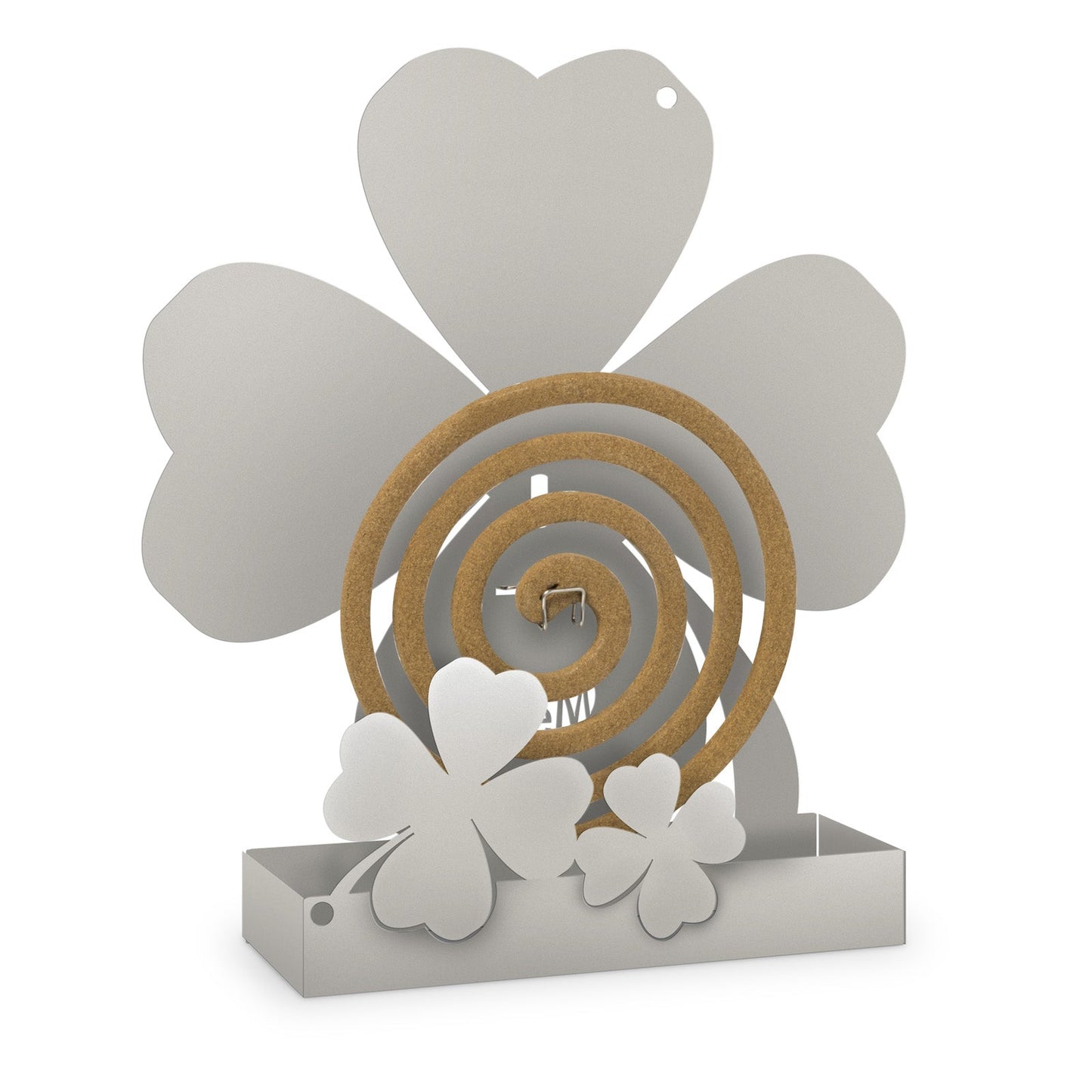 Support de bobine anti-moustiques de table au design Quadrifoglio