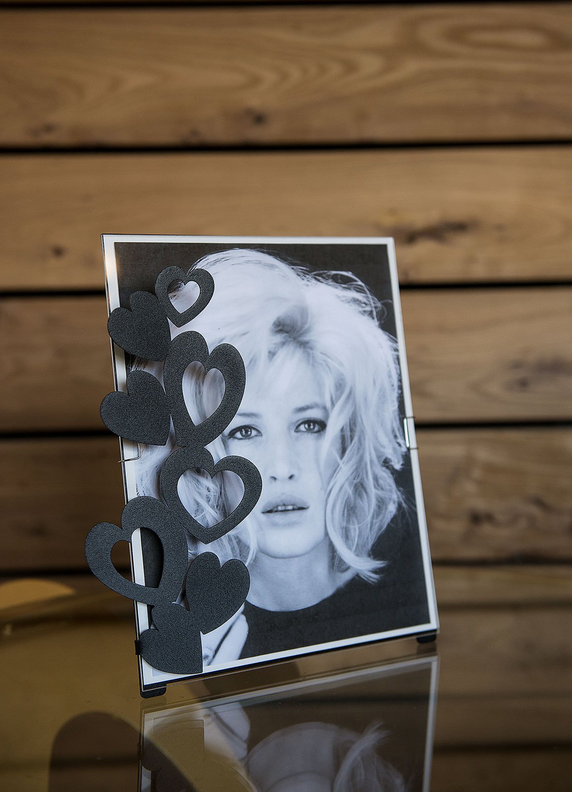 Petit cadre photo design « Cœurs »