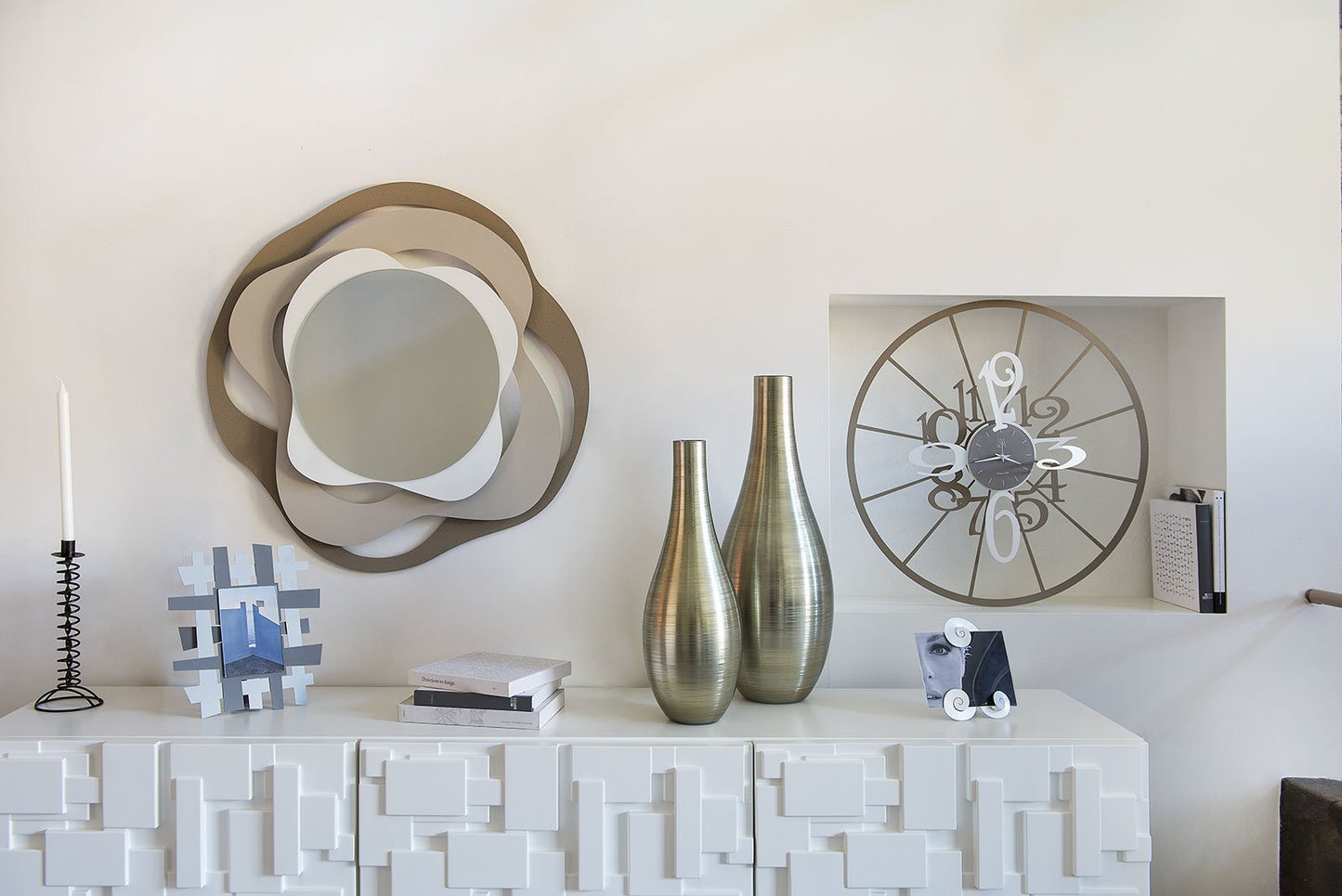 Specchio decorativo da parete Isotta