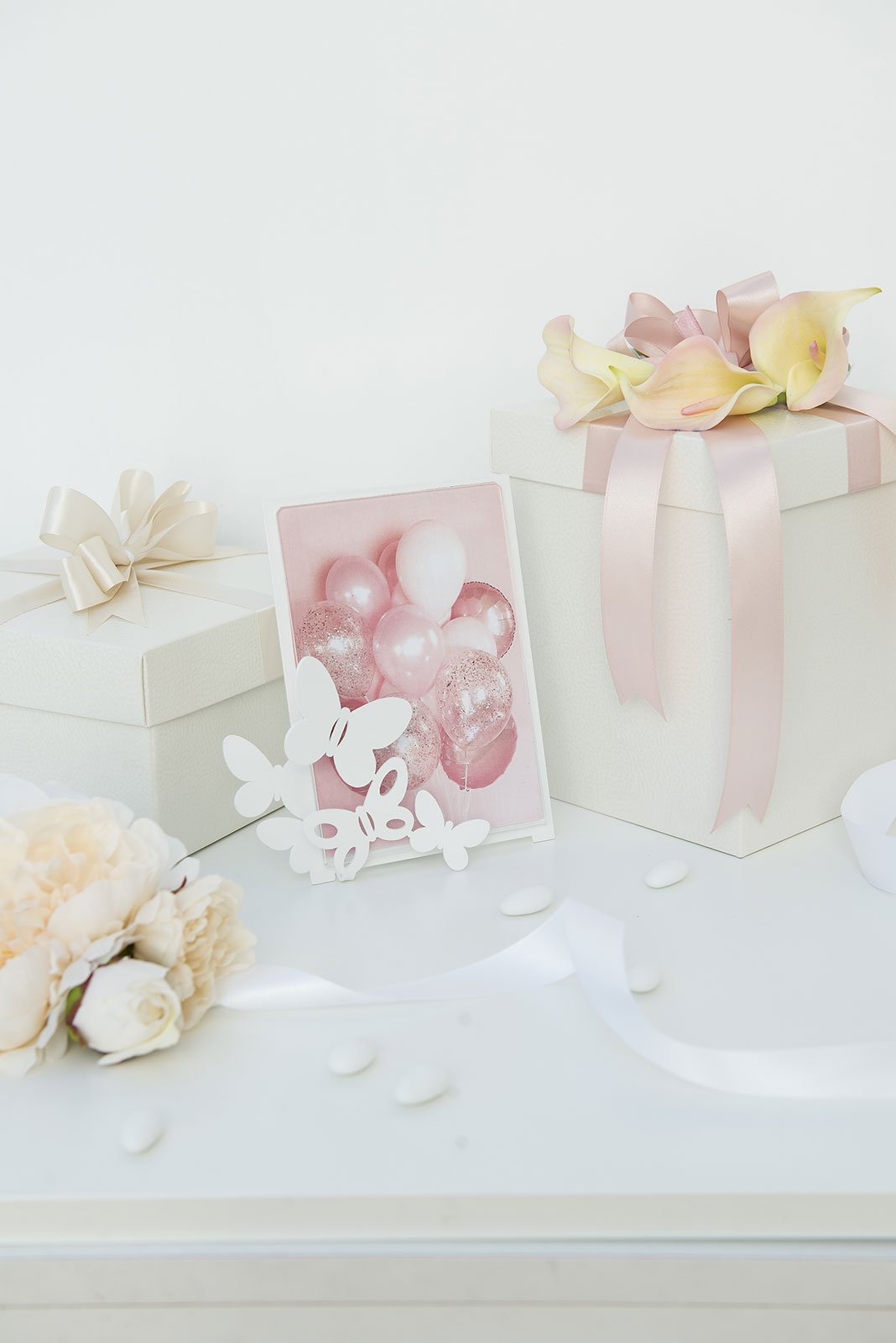 Bomboniera moderna portafoto Farfalle