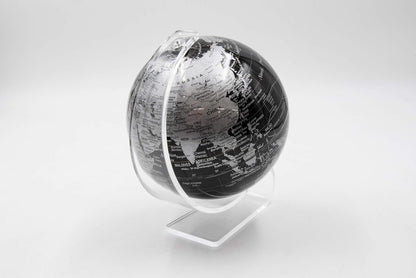 Detailed World Map with Transparent Plexiglass Base – Modern and Refined Design, 13 cm (Copy) 