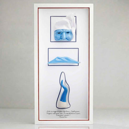 L'Essenza di Napoli in Ceramica Azzurra – 20x42 cm