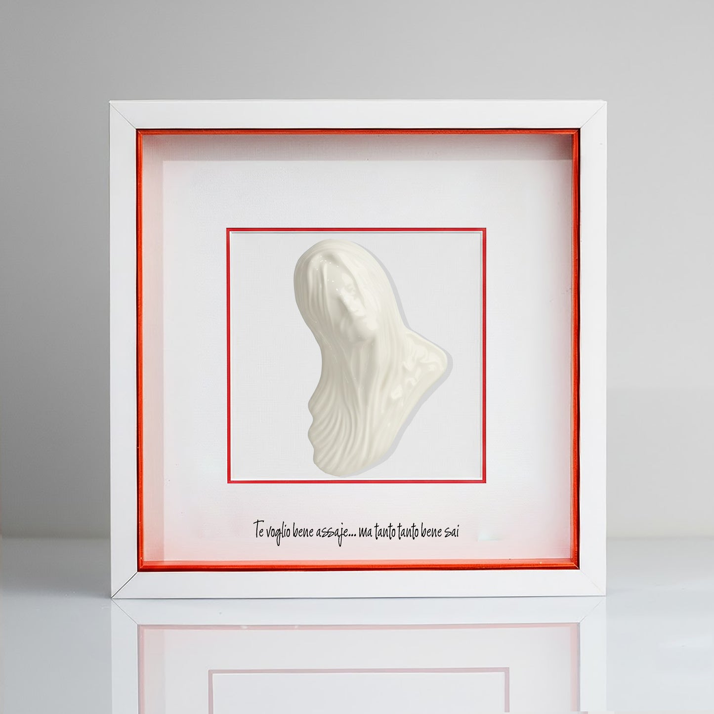 Bella Mbriana rossa in ceramica