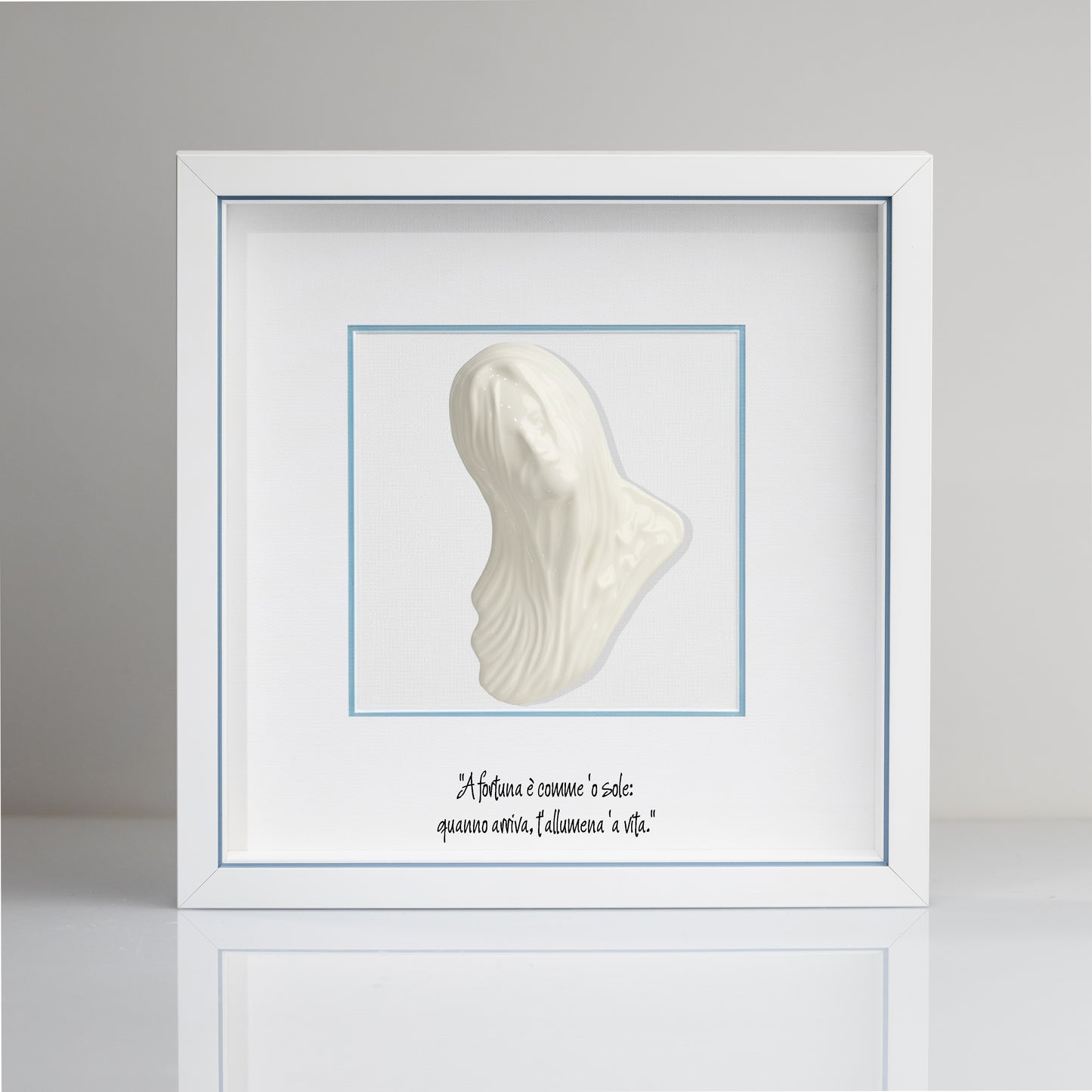 Bella Mbriana rossa in ceramica