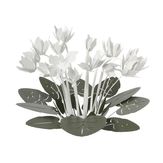 Pièce maîtresse en forme de cyclamen