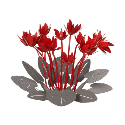 Pièce maîtresse en forme de cyclamen