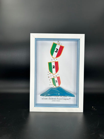 Vesuvius blue scudetto Napoli