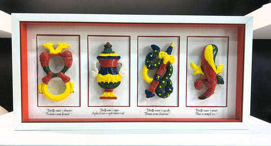 Tradition and Style: Ceramic Boards with Frame and Customizable Phrase