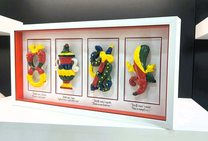 Tradition and Style: Ceramic Boards with Frame and Customizable Phrase