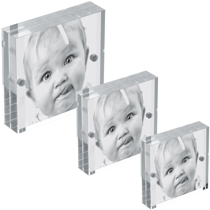 PORTAFOTO IN ACRILICO TRASPARENTE