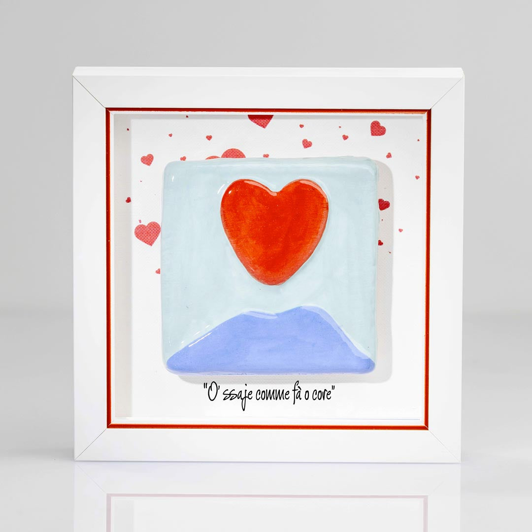 Vesuvius Heart Tile – Blue or Yellow