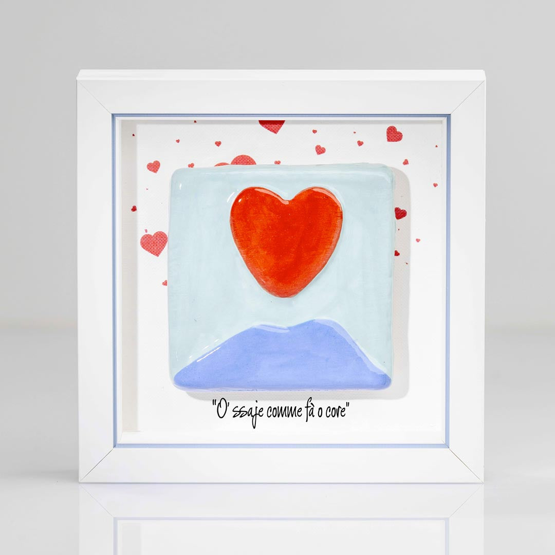 Vesuvius Heart Tile – Blue or Yellow