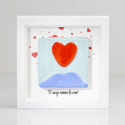 Vesuvius Heart Tile – Blue or Yellow