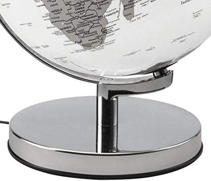 LED Illuminated Globe with Steel Base - Elegance and Modernity in Every Detail