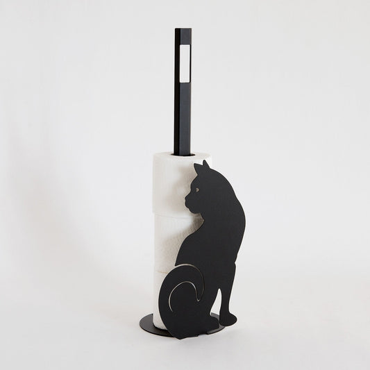 Porte-rouleau de papier toilette « Chat », Terre