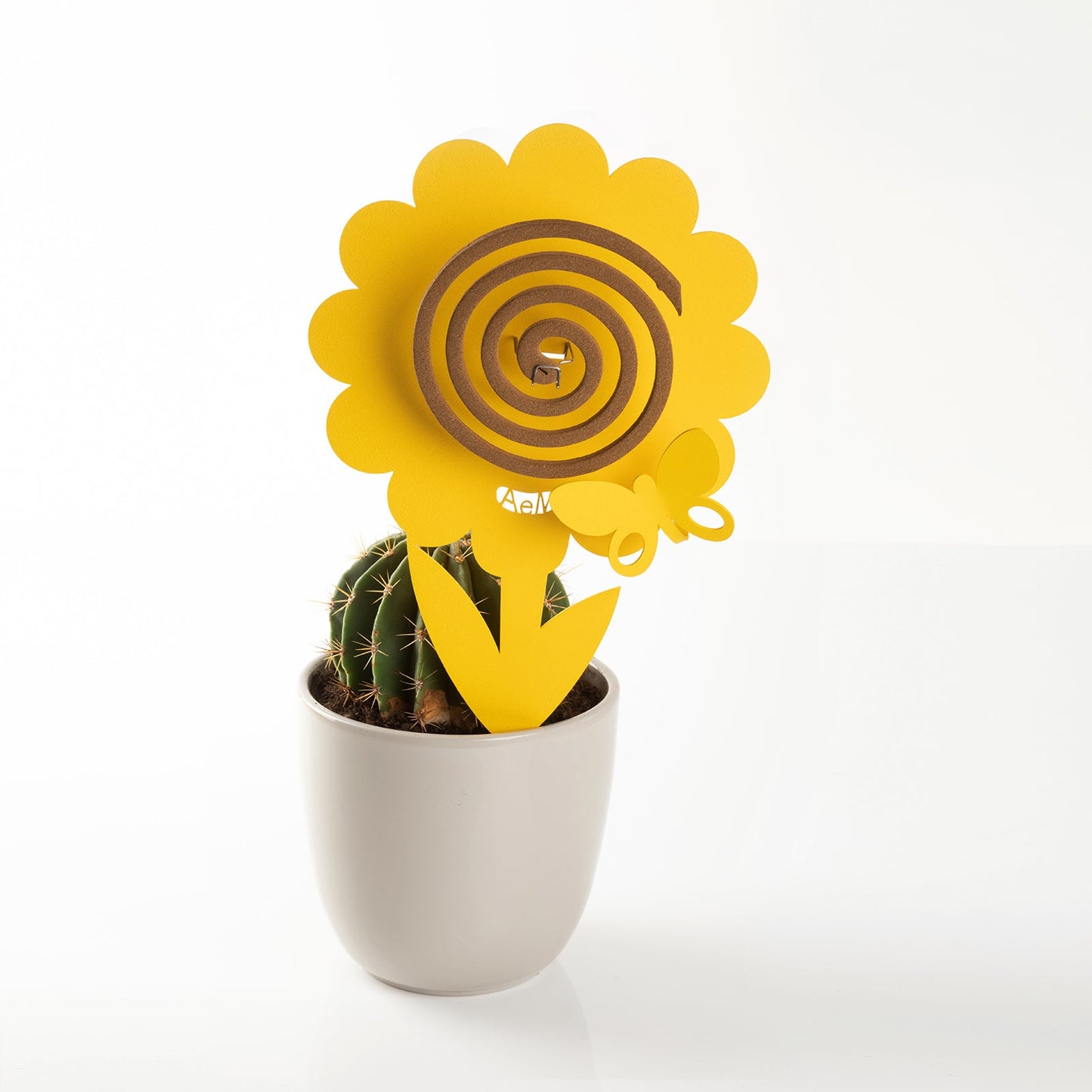 Support de bobine anti-moustique pour vase tournesol