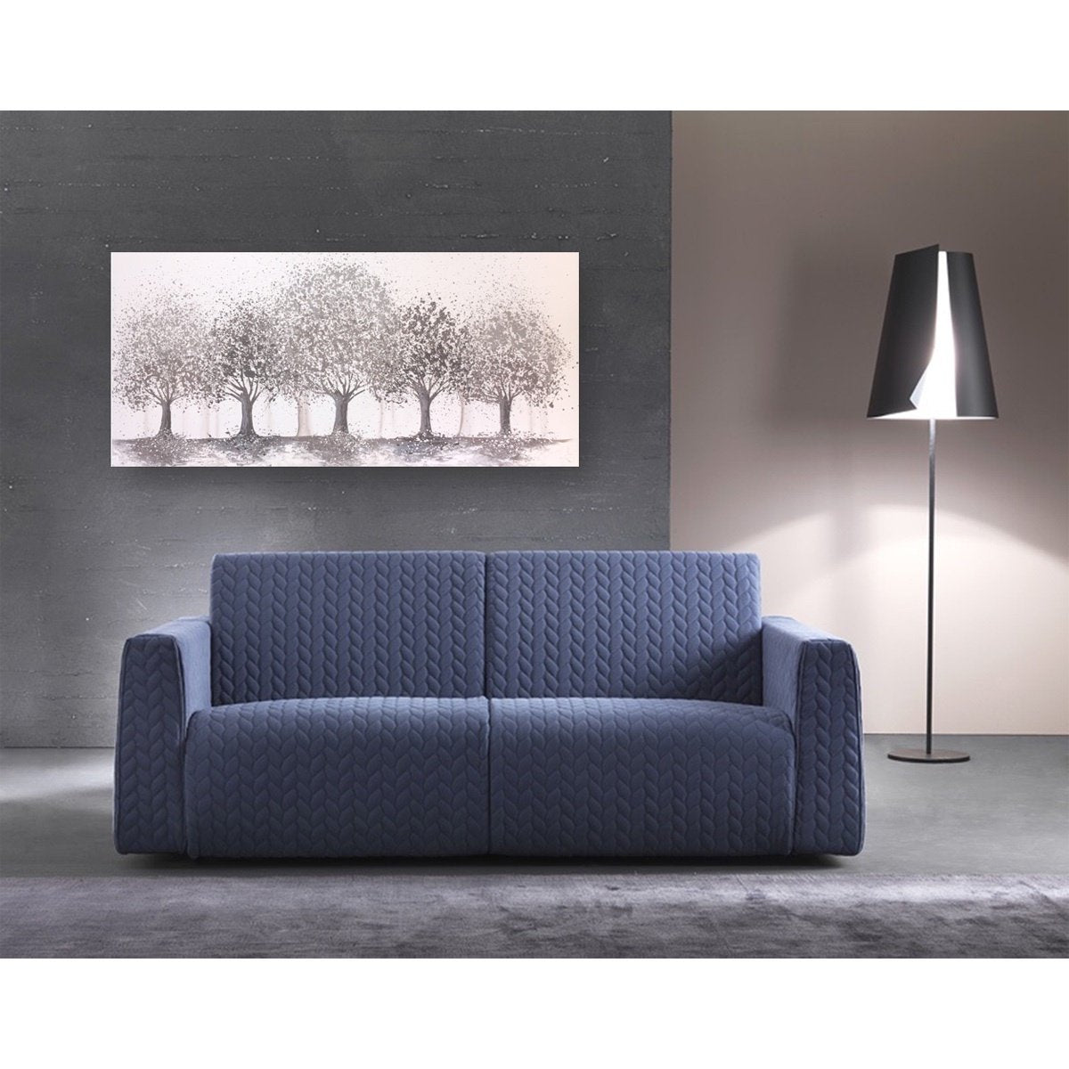 PEINTURE UNIQUE À L'HUILE SUR TOILE D'ARBRE