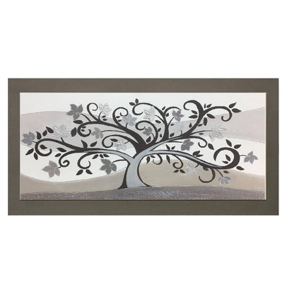 Oil painting on linen canvas with double fir frame.