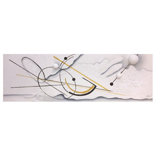 COULEURS GRISES ABSTRAITES AVEC DÉTAILS OCRE