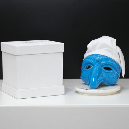 Countertop Ceramic Pulcinella Mask
