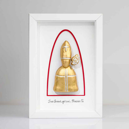 San Gennaro Gold in ceramic