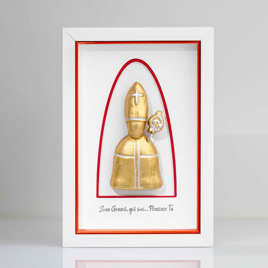 San Gennaro Gold in ceramic